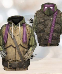 3D Donatello TMNT Don Donnie Purple Cosplay Custom Tshirt Hoodie