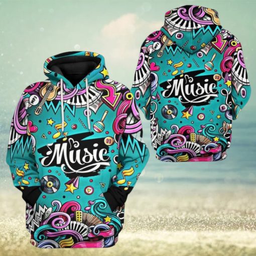 3D Fashion Musical Instruments Cutsom Shirt