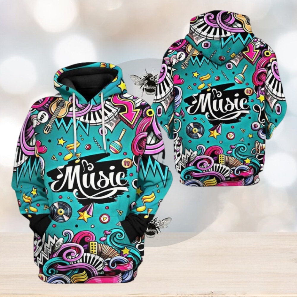 3D Fashion Musical Instruments Cutsom Shirt 3D Fashion Musical Instruments Cutsom Shirt