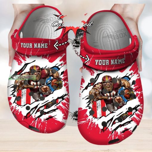 3D Football Crocs Football Merch
