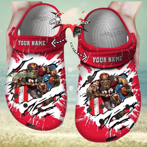 3D Football Crocs Football Merch