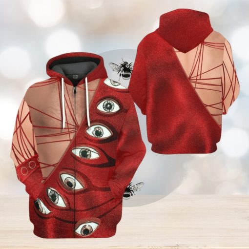 3D Freddie Mercury Eyeball Suit Custom Hoodie Apparel