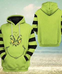 3D Grinch Stripes Tshirt Hoodie Apparel