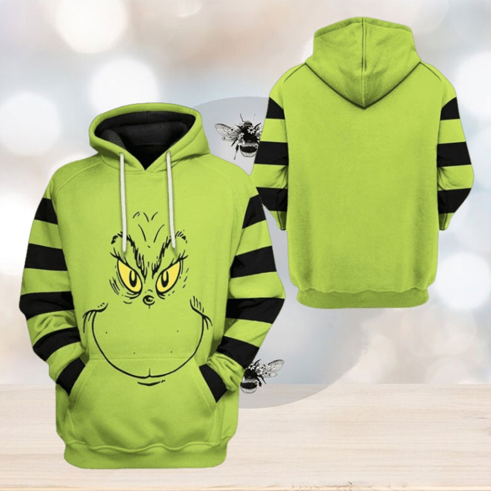 3D Grinch Stripes Tshirt Hoodie Apparel 3D Grinch Stripes Tshirt Hoodie Apparel