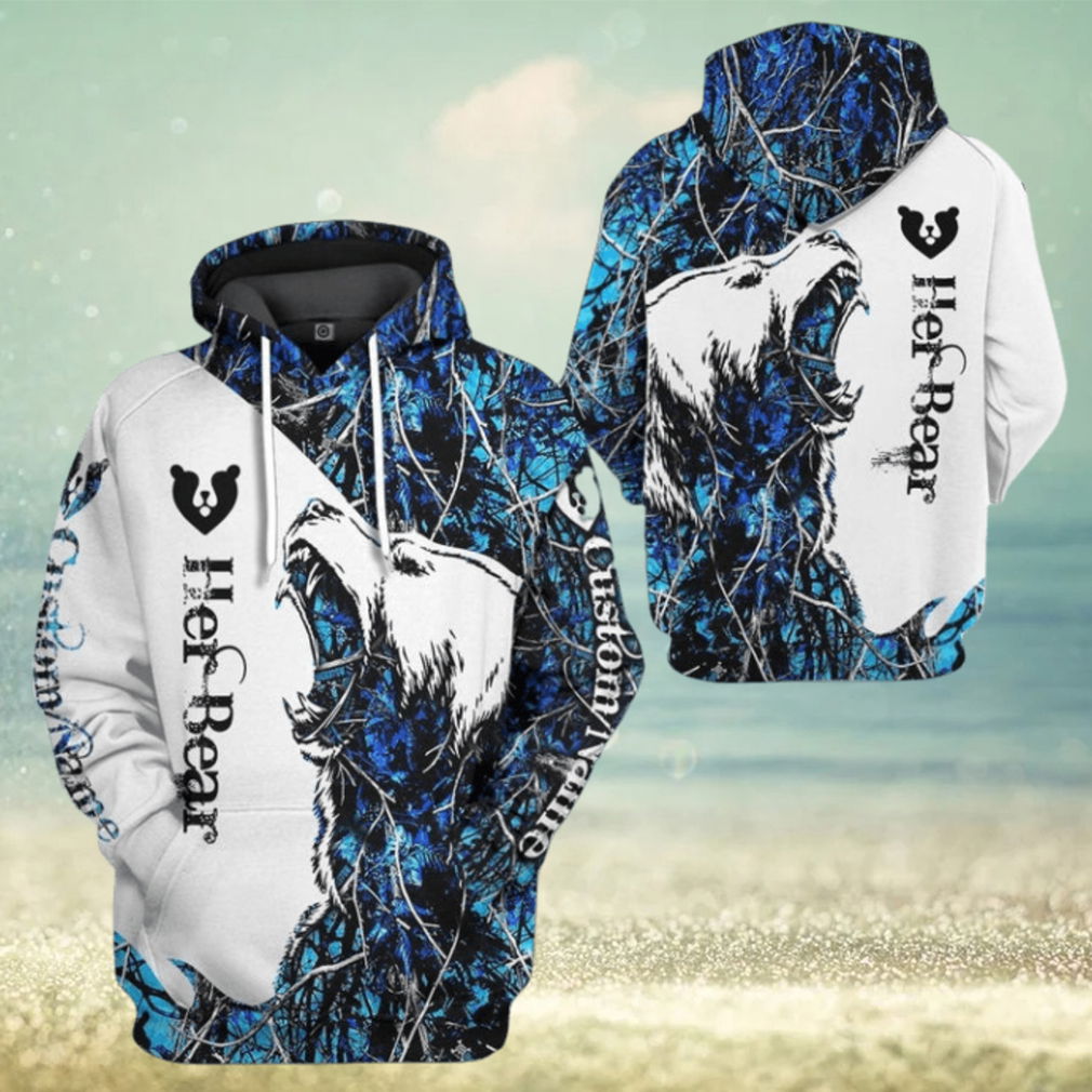 3D Her Bear And His Honey Custom Name Tshirt Hoodie Apparel 3D Her Bear And His Honey Custom Name Tshirt Hoodie Apparel