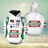 Udinese Calcio Black White Zip Up Hoodie Ver 1