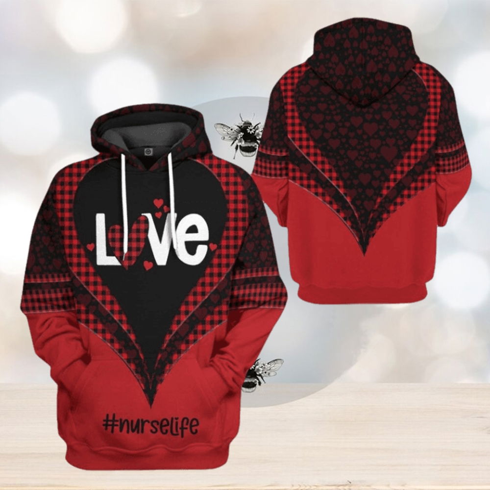 3D Nurse Life Valentine Custom Tshirt Hoodie Apparel 3D Nurse Life Valentine Custom Tshirt Hoodie Apparel