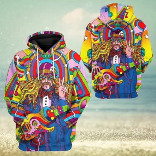 3D Print Colorful Guitar Custom Shirt