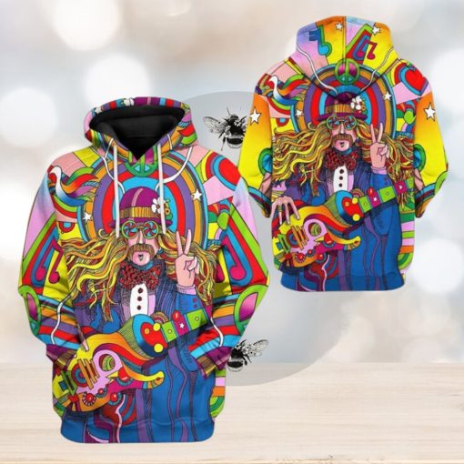 3D Print Colorful Guitar Custom Shirt