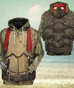 3D Raphael Raph TMNT Red Cosplay Custom Tshirt Hoodie