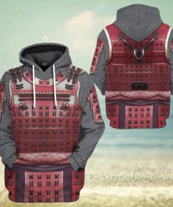 3D Samurai Armor Custom Hoodie Apparel