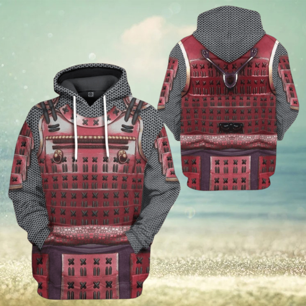 3D Samurai Armor Custom Hoodie Apparel 3D Samurai Armor Custom Hoodie Apparel