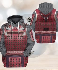 3D Samurai Armor Custom Hoodie Apparel