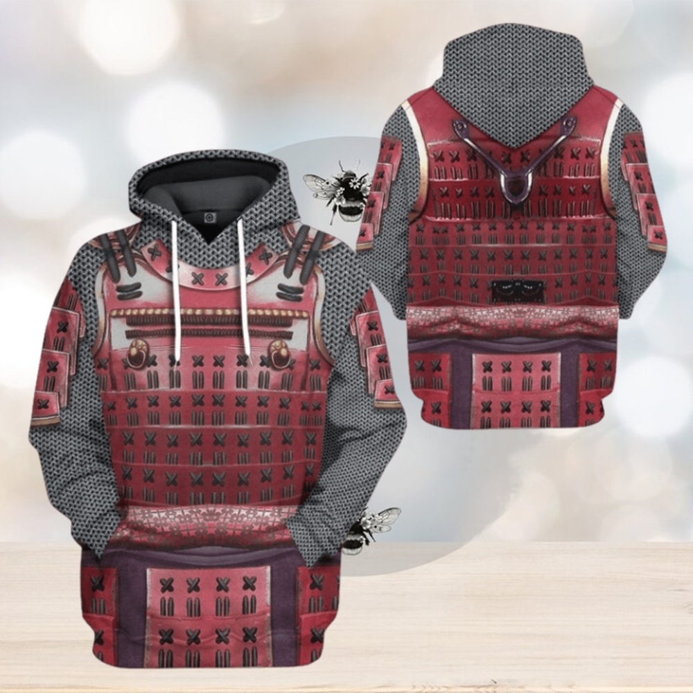 3D Samurai Armor Custom Hoodie Apparel 3D Samurai Armor Custom Hoodie Apparel