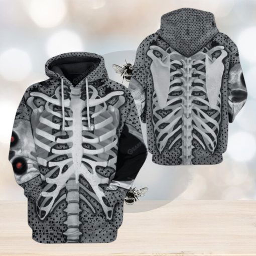 3D Skeleton Hoodie TShirt Apparel