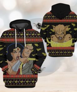 3D Ugly Woder woman Yelling At Cheetah Custom Hoodie Apparel
