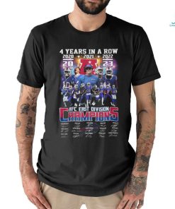 4 Years In A Row Afc East Division Champions Shirt