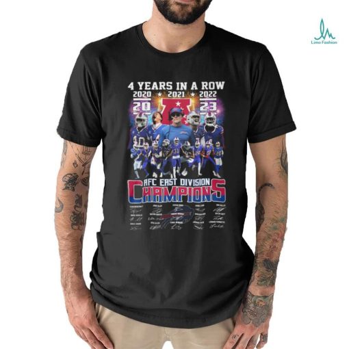 4 Years In A Row Afc East Division Champions Shirt