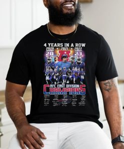 4 Years In A Row Afc East Division Champions Shirt