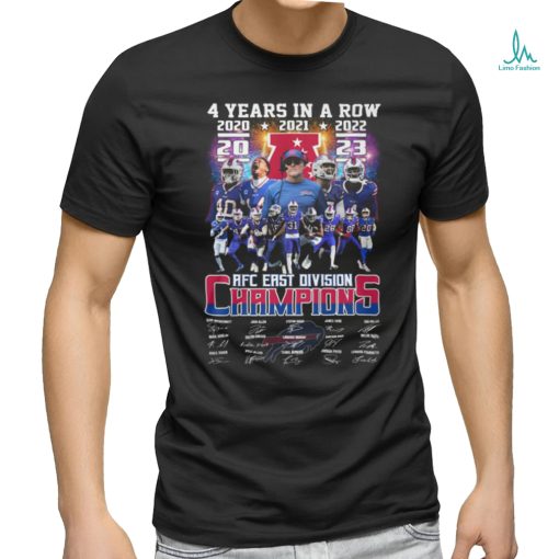 4 Years In A Row Afc East Division Champions Shirt