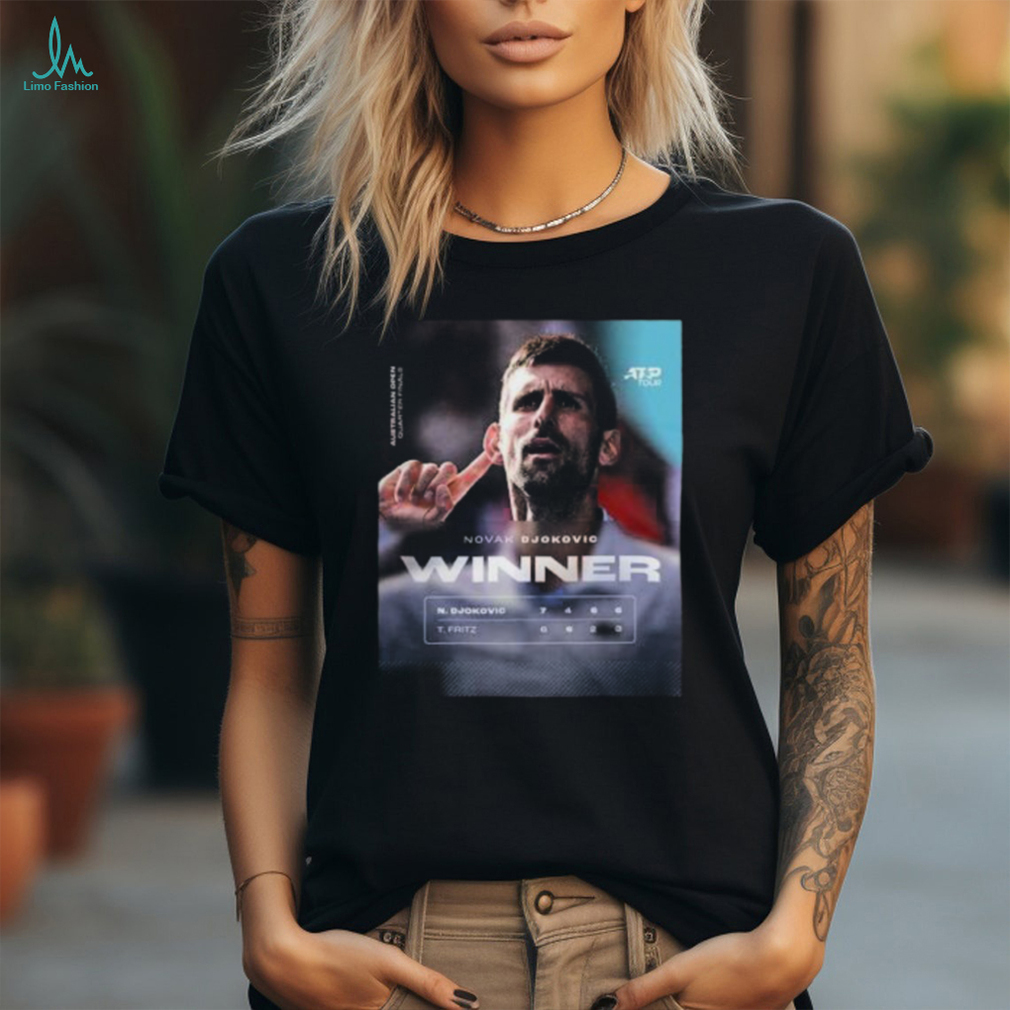 48th Grand Slam Semi final Novak Djokovic Winner Australian Open Quarter finals AusOpen ATP Tour 2023 2024 T Shirt 48th Grand Slam Semi final Novak Djokovic Winner Australian Open Quarter finals AusOpen ATP Tour 2023 2024 T Shirt