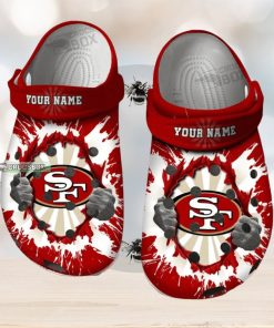 49ers Faithful Pride Crocs Clogs 49ers Crocs Mens