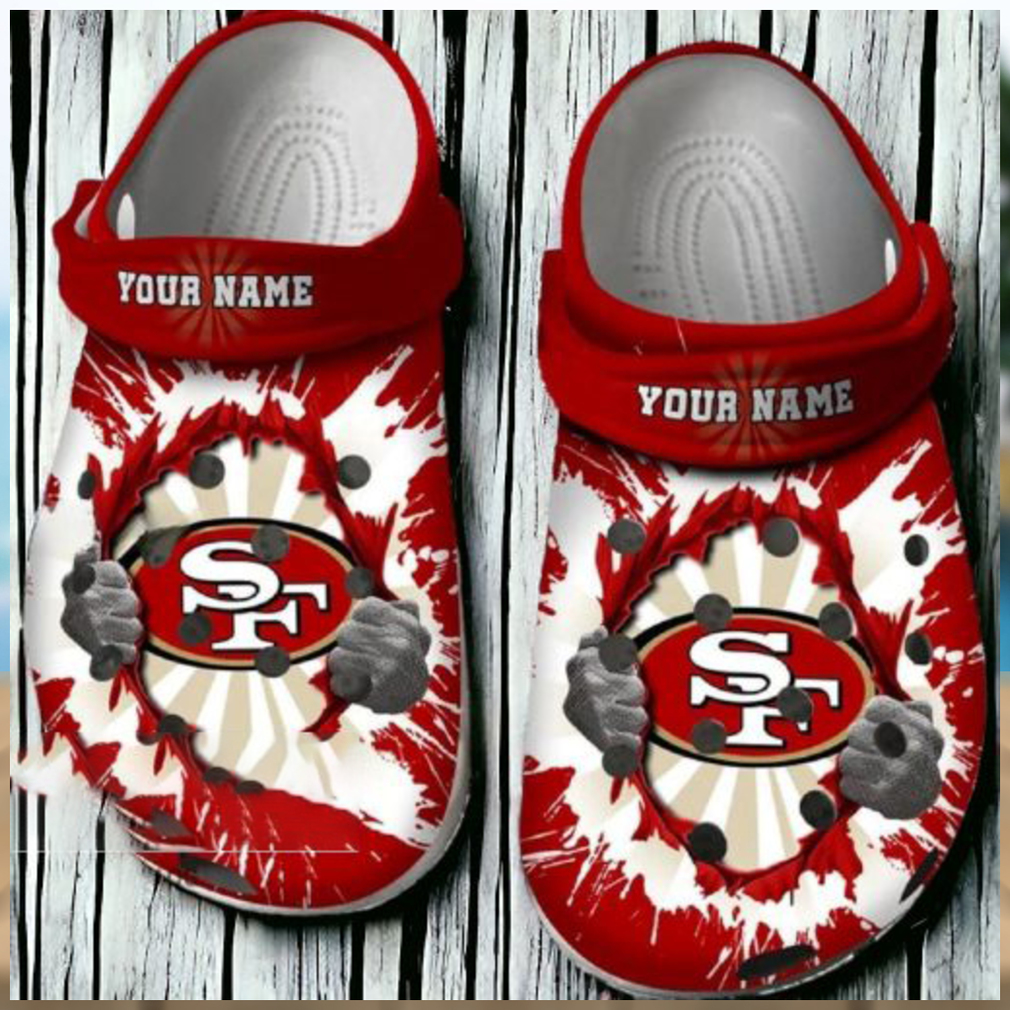 49ers Faithful Pride Crocs Clogs 49ers Crocs 49ers Faithful Pride Crocs Clogs 49ers Crocs