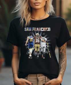 49ers Giants Golden State Curry Montana Posey San Francisco Signatures Shirt