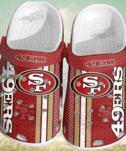 49ers Huddle Harmony Crocs Red