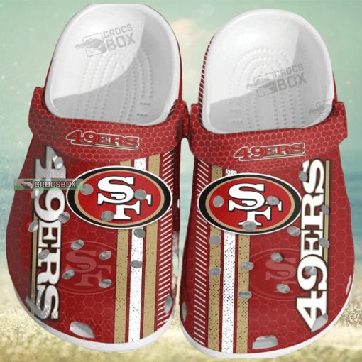 49ers Huddle Harmony Crocs Red