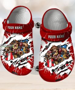 49ers Touchdown Trek Croc Shoes