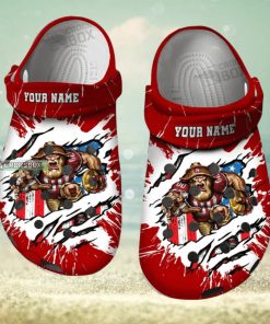 49ers Touchdown Trek Croc Shoes