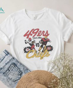 49ers Vs Chiefs Feb 11 2024 NFL T Shirt