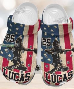 4Th Of July Usa Flag Baseball Crocs