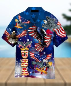 4th Of July Independence Day Eagles Hawaiian Shirt Aloha For Men And Women