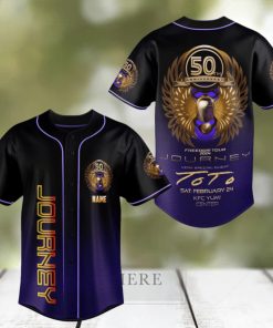 50th Anniversary Freedom Tour 2024 Journey Very Special Guest ToTo Sat, February 24 KFC Yum Center Baseball Jersey