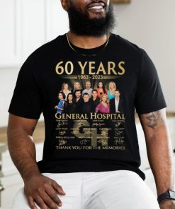 60 Years 1963 2023 General Hospital Thank You For The Memories Shirt