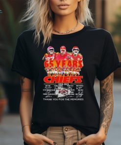 65 Years Kansas City Chiefs 1959 2024 Thank You For The Memories signatures t shirt