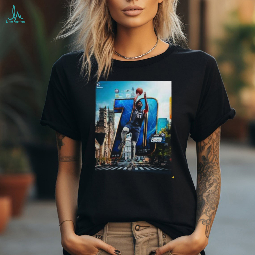 70 PTS Career High For Joel Embiid T Shirt 70 PTS Career High For Joel Embiid T Shirt