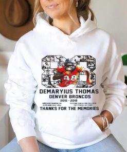 88 Demaryius Thomas Denver Broncos 2010 2018 thanks for the memories t shirt