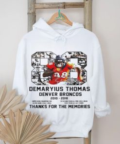 88 Demaryius Thomas Denver Broncos 2010 2018 thanks for the memories t shirt
