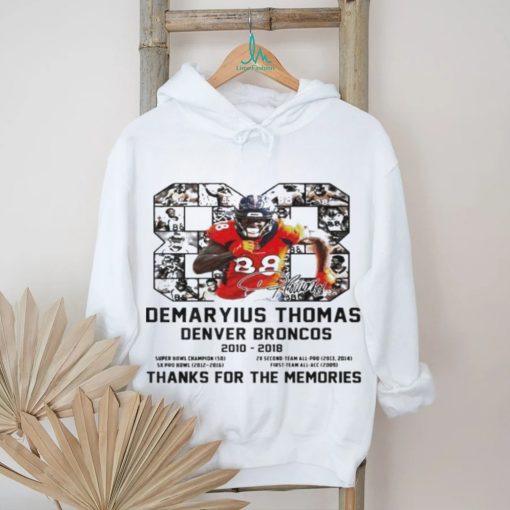 88 Demaryius Thomas Denver Broncos 2010 2018 thanks for the memories t shirt