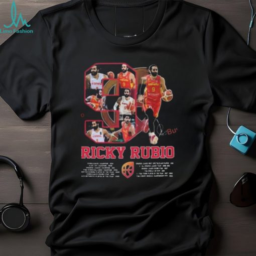 9 Ricky Rubio Espana Signature Shirt