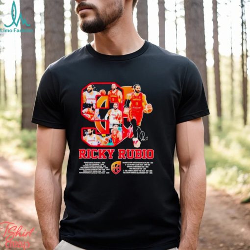 9 Ricky Rubio Espana Signature Signature Shirt