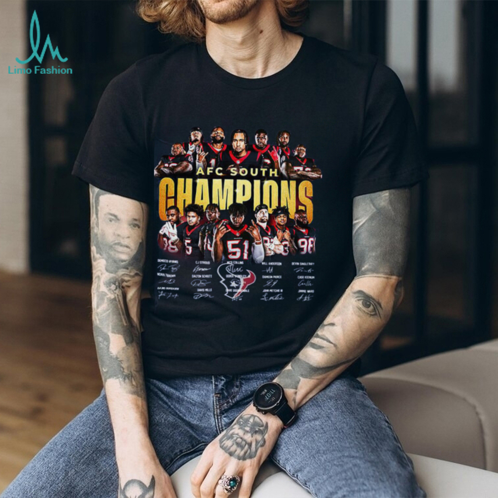 AFC South Champions Houston Texans 2024 NFL Shirt AFC South Champions Houston Texans 2024 NFL Shirt