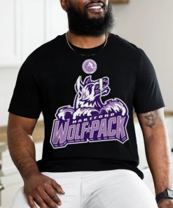 AHL Hartford Wolf Pack Black Hockey Fights 2024 T Shirt