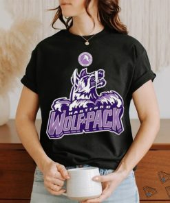 AHL Hartford Wolf Pack Black Hockey Fights 2024 T Shirt