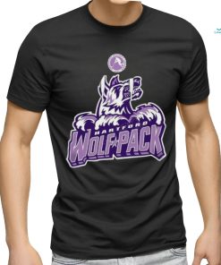 AHL Hartford Wolf Pack Black Hockey Fights 2024 T Shirt