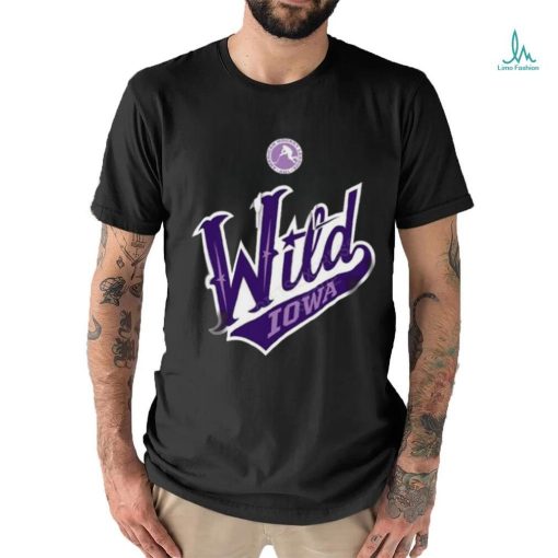 AHL Iowa Wild Black Hockey Fights 2024 T Shirt