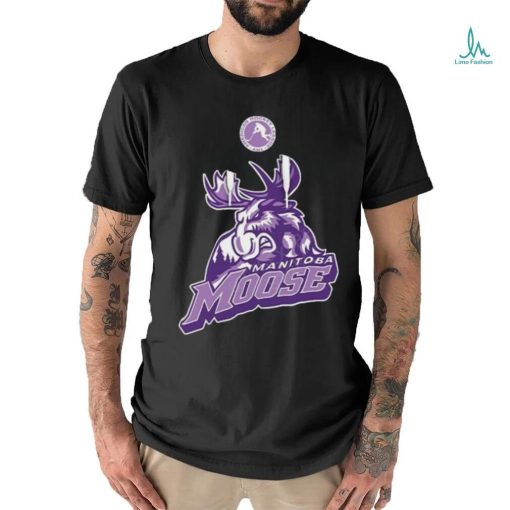 AHL Manitoba Moose Black Hockey Fights 2024 T Shirt